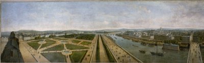 Panorama of Paris from the Roof of the Pavillon de Flore in the Tuileries, ca. 1833 by Unknown artist