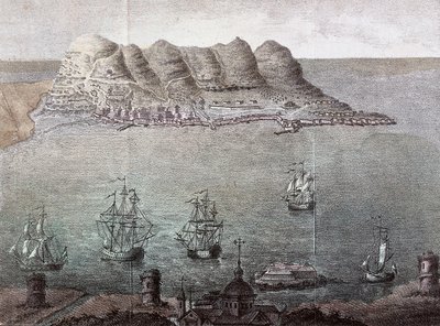Panoramic View of Gibraltar and the Detroit by Unknown artist
