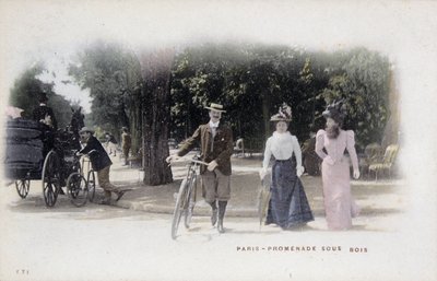 Paris, Promenade sous Bois by Unknown artist