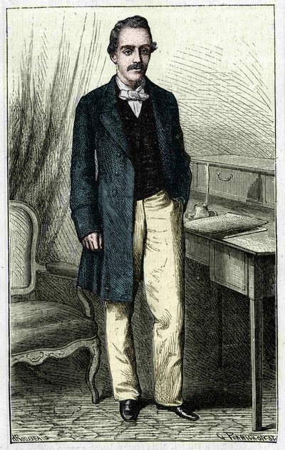 Paul du Chaillu, French Explorer of Equatorial Africa by Unknown artist