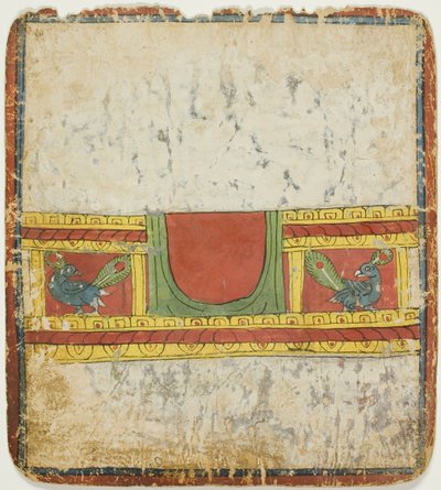 Peacock Throne, from a Set of Initiation Cards by Unknown artist