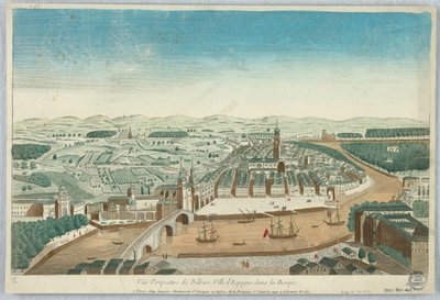 Peep-show, Perspective View of Bilbao, City of Spain in Biscay by Unknown artist