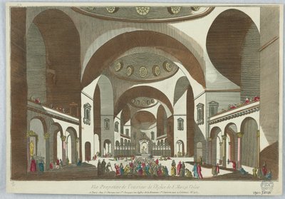 Peep-show, Perspective View of the Interior of St. Mark