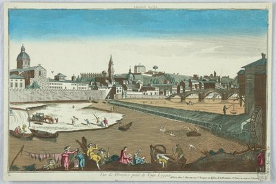 Peep-show, View of Florence Taken from Vaga Loggia, 19 by Unknown artist