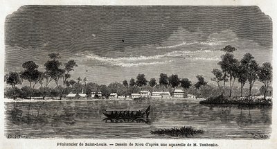 Penitentiary of Saint Louis of French Guiana, organized exclusively for logging on behalf of the government, established in 1859 as an extension of the penitentiary of Saint Laurent which became insufficient, they were completely independent, but located f by Unknown artist