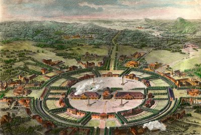 Perspective View of the Royal Salts of Arc and Senans by Unknown artist