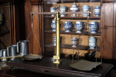 Pharmacy scale. 18th century. Museum of Science and Technology, Milan by Unknown artist
