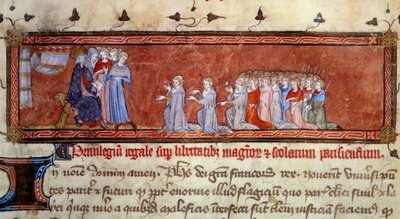 Philippe Auguste (1165 - 1223) handed over the first privilege by Unknown artist