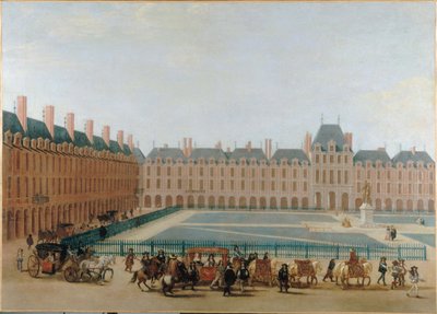 Place Royale, circa 1660; passage of the King