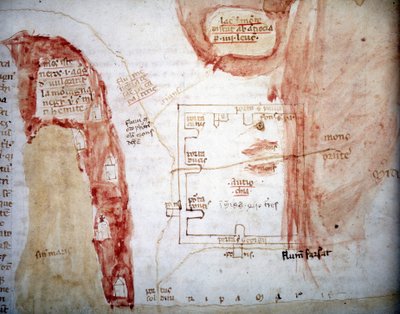 Plan of Antioch (Antakya), city of Turkey - in 