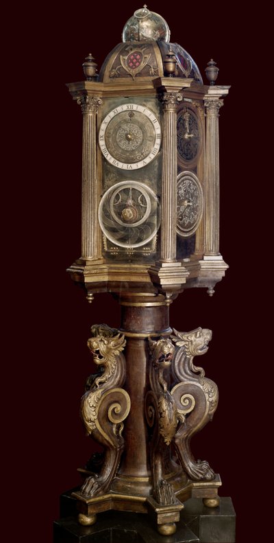 Planetary Clock (Astronomical Machine). 16th century. Musee Guimet by Unknown artist