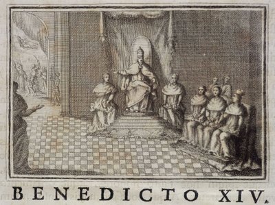 Pope Benedict XIV (1740-1758) - in 