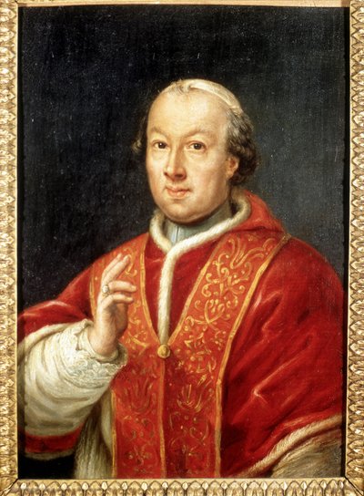 Portrait of Pope Pius VI (1717-1799). Anonymous painting. Rome, Museum of Risorgimento by Unknown artist