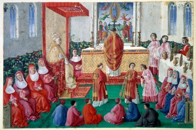 Pope Sixtus IV Attends Mass in the Sistine Chapel at the Vatican by Unknown artist