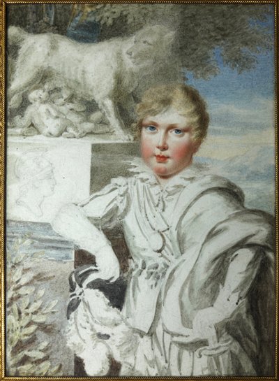 Portrait of Prince Napoleon François Bonaparte as a Child by Unknown artist