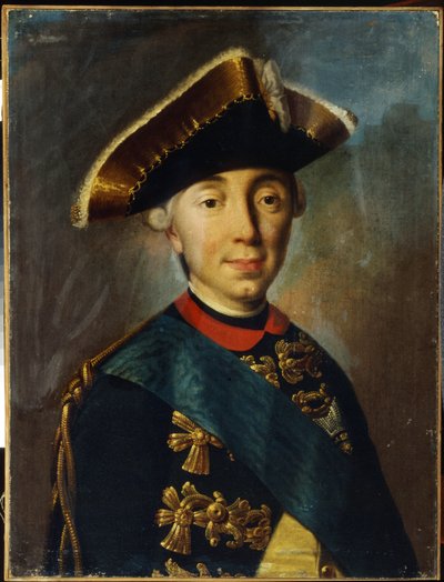 Portrait of the Tsar Peter III of Russia (1728-1762) by Unknown artist