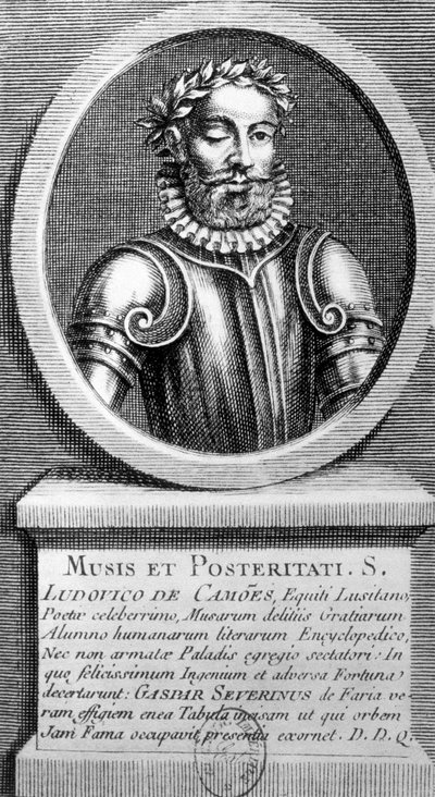 Portrait in Medallion by Luis de Camoens by Unknown artist