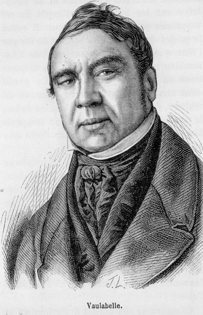 Portrait of Achille Tenaille de Vaulabelle by Unknown artist