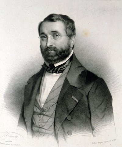 Portrait of Adolphe Adam (1803-1856), French composer by Unknown artist