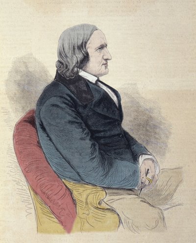 Portrait of Alfred de Vigny (Alfred Victor, Count of Vigny) by Unknown artist