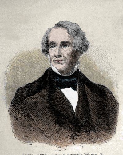 Portrait of American inventor Samuel Finley Breese Morse. by Unknown artist