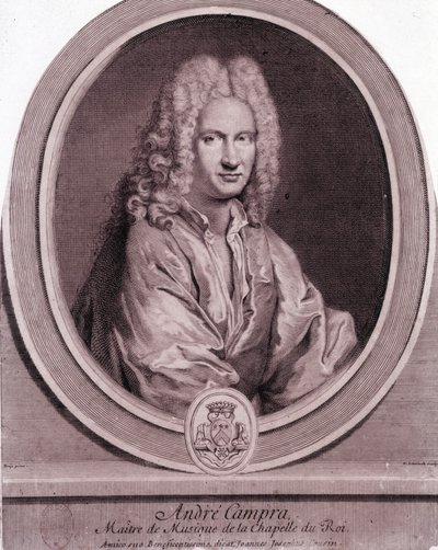 Portrait of André Campra (1660-1744) by Unknown artist
