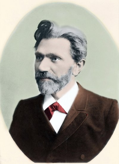 Portrait of August Bebel (1840-1913), German politician. by Unknown artist