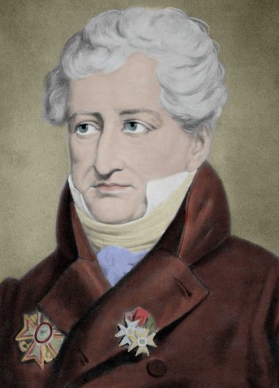 Portrait of Baron Georges Cuvier (1769-1832), French naturalist by Unknown artist