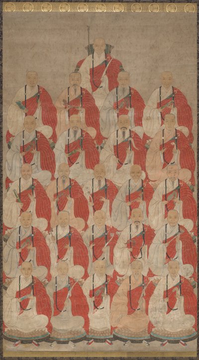 Portrait of Buddhist Monks of Obaku Sect by Unknown artist