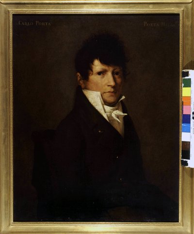 Portrait of Carlo Porta (1775-1821). 19th century painting. Museo de Milan by Unknown artist