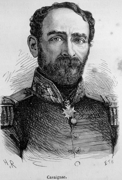 Portrait of Cavaignac by Unknown artist
