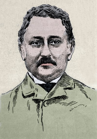 Portrait of Cecil John Rhodes, British businessman and colonial administrator by Unknown artist