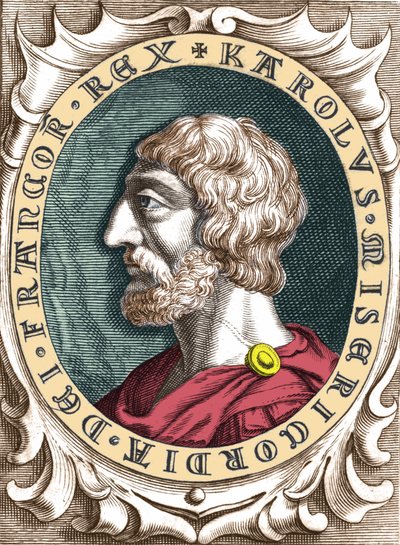 Portrait of Charlemagne or Charles I the Great (742 - 814) King of the Francs by Unknown artist