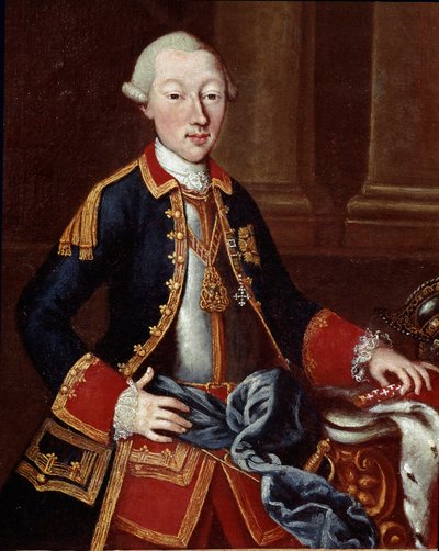 Portrait of Charles Emmanuel IV of Savoy by Unknown artist