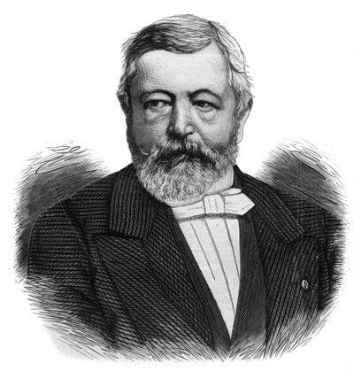 Portrait of Charles de Kerchove by Denterghem (1819-1882) Belgian engineer and liberal politician by Unknown artist