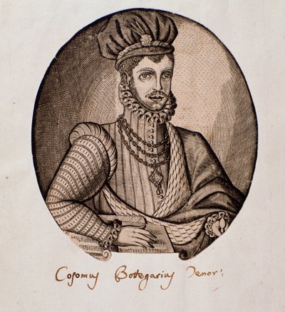 Portrait of Cosimo Bottegari, Italian lutenist and composer by Unknown artist