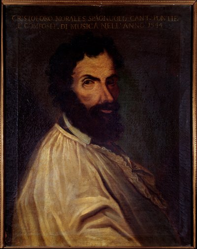 Portrait of Cristobal de Morales by Unknown artist