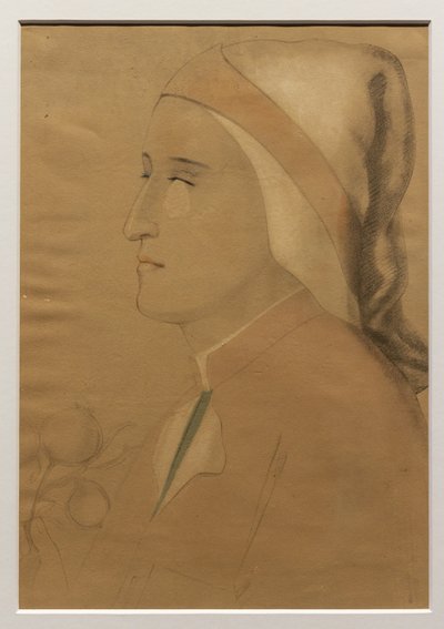 Portrait of Dante (detail) by Unknown artist
