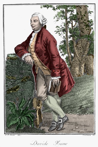 Portrait of David Hume, Scottish philosopher (1711-1776) by Unknown artist