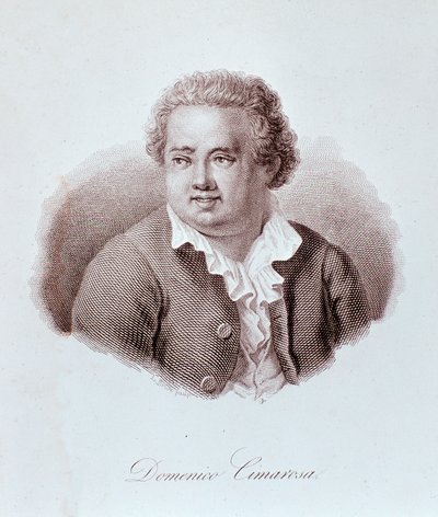 Portrait of Domenico Cimarosa by Unknown artist