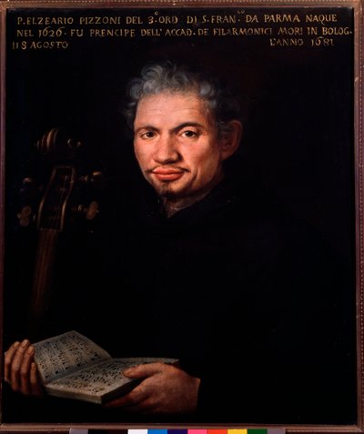 Portrait of Elzeario Pizzoni, Italian composer by Unknown artist
