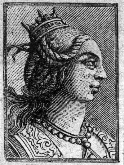 Portrait of Emma, Daughter of Lotharia II, King of Italy by Unknown artist