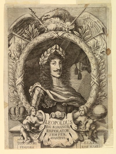 Portrait of Emperor Leopold I (1640-1705) by Unknown artist