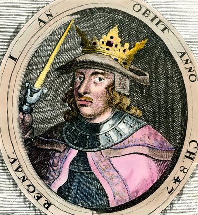 Portrait of Eric I Eigod, King of Denmark by Unknown artist