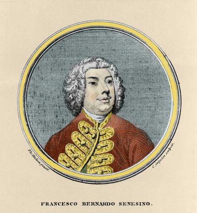 Portrait of Francesco Bernardo Senesino (1680 - 1750) by Unknown artist