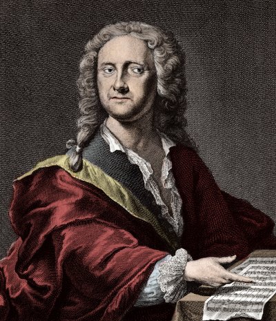 Portrait of Georg Philipp Telemann (1681-1767), German composer by Unknown artist