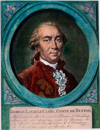 Portrait of George Louis Le Clerc, Count of Buffon by Unknown artist