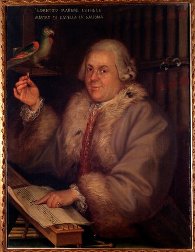Portrait of Giovanni Lorenzo Mariani, Italian composer by Unknown artist