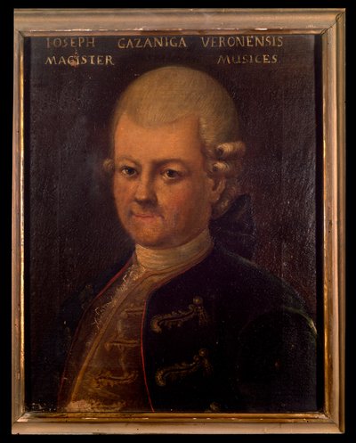 Portrait of Giuseppe Gazzaniga (1743-1818) Italian composer by Unknown artist