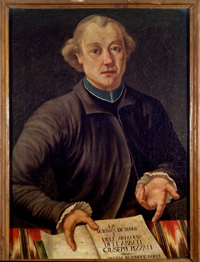 Portrait of Giuseppe Pizzati, Italian music theorist by Unknown artist